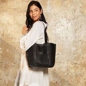 Aimee Kestenberg Busy Bee Studded Black Leather Tote